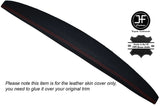 RED STITCHING TOP DASH DASHBOARD LEATHER SKIN COVER FITS HILLMAN MINX MK5