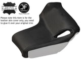 BLACK STITCH 2X SEAT BELT PILLAR LEATHER COVER FOR CORVETTE C6 05-13 CONVERTIBLE