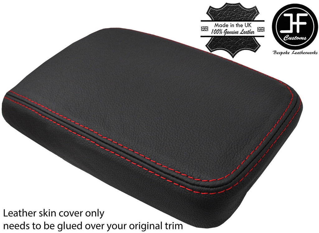 RED STITCHING ARMREST LID LEATHER COVER FITS MERCEDES GLA CLASS 2014-2018