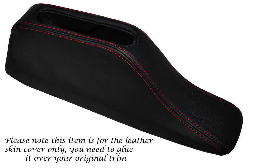 RED STITCH HANDBRAKE HOUSING LEATHER SKIN COVER FITS HONDA CIVIC 2001-2005
