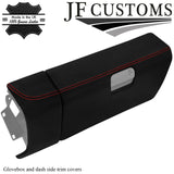 RED STITCH LEATHER FULL DASHBOARD KIT COVER FOR PORSCHE CAYMAN 987 05-12