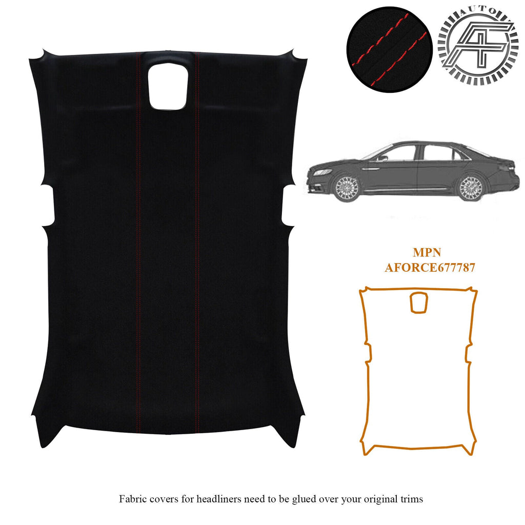 LUXE SUEDE HEADLINER FITS LINCOLN CONTINENTAL 17-20 SEDAN CUSTOM NEW MADE IN UK