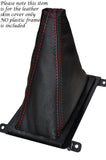 RED STITCHING LEATHER GEAR GAITER FITS TOYOTA CELICA 1978-1981 CUSTOM NEW