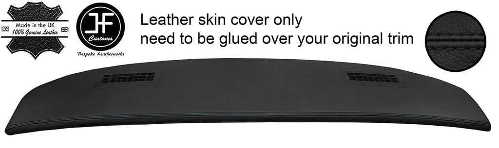BLACK STITCH TOP DASH LEATHER COVER FOR JAGUAR DAIMLER SOVEREIGN SERIES 2 73-79