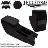 D RED STITCH CENTRE CONSOLE + ARMREST COVERS FOR MITSUBISHI EVO MR 8 9 03-07