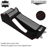 D RED STITCH LEATHER AUTOMATIC SMG CENTRE KIT COVERS FOR BMW E46 COUPE 98-04