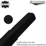 BLACK STITCH LEATHER HANDBRAKE HANDLE COVER FOR VAUXHALL VIVARO 2019-2022