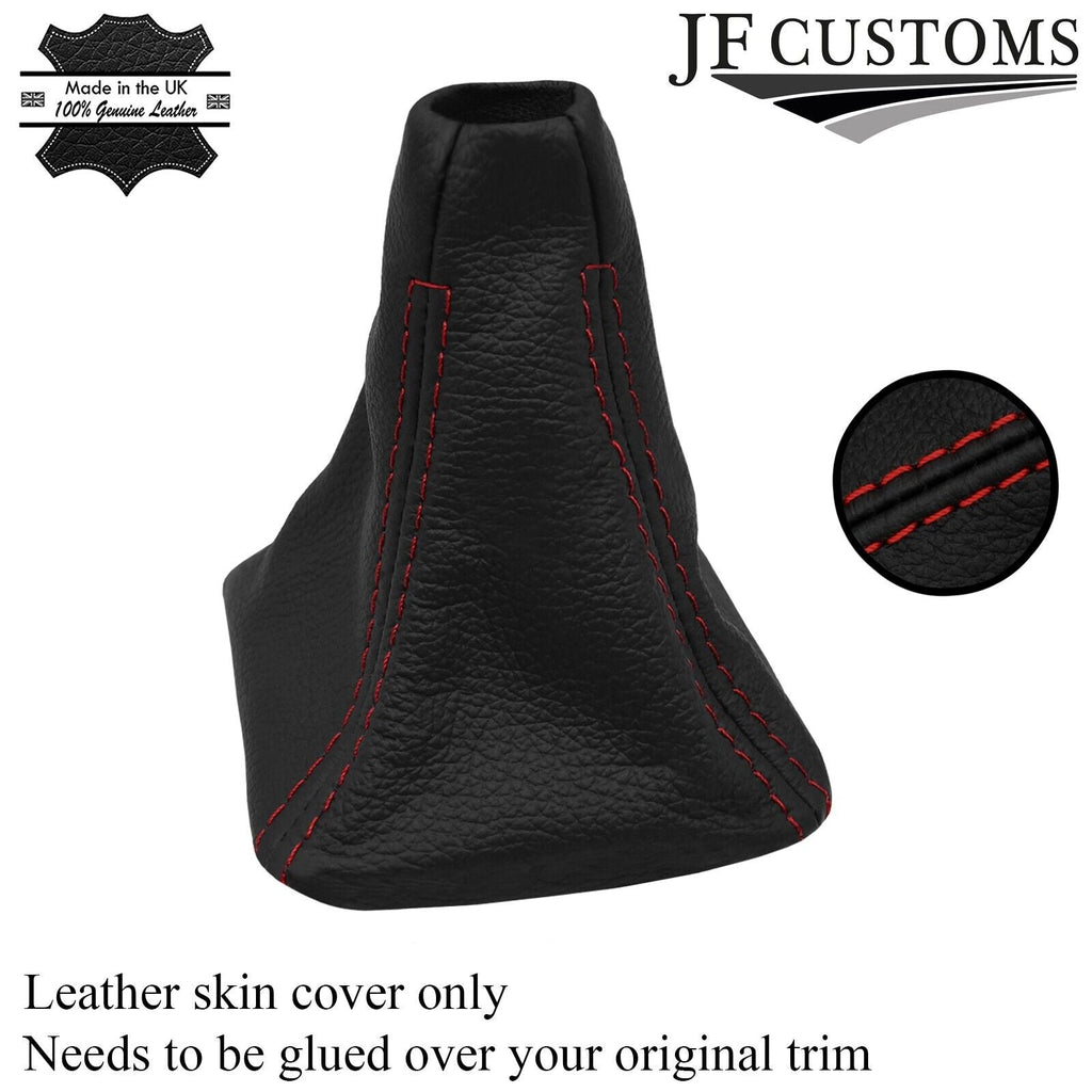 DARK RED STITCH LEATHER GEAR COVER  FITS BMW F40 2019-2022 CUSTOM NEW MADE IN UK
