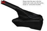 BLACK STITCH LEATHER SKIN HANDBRAKE GAITER E BRAKE BOOT FITS SUBARU BRZ 12-15