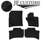 WHITE DIAMOND VINYL 4X TAILORED FLOOR CARPET FOR PORSCHE CAYENNE 10-18 JF1