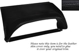 BLACK STITCHING SPEEDO HOOD SKIN COVER FITS NISSAN X-TRAIL 01-04 PRE FACELIFT