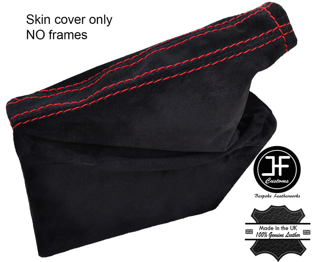 RED STITCHING REAL SUEDE HANDBRAKE GAITER FITS SUBARU IMPREZA WRX STI 08-14