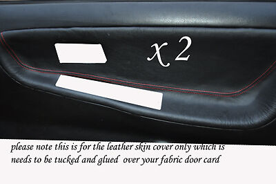 RED STITCH FITS NISSAN 200 SX S13 88-93  2 X DOOR CARD TRIM COVERS ONLY