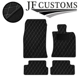 WHITE DIAMOND STITCH VINYL 4X TAILORED FLOOR CARPET FOR BMW MINI S R56 07-14 JF1