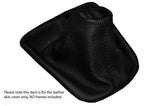 BLACK STITCH LEATHER MANUAL GEAR GAITER FITS VW UP SKODA CITIGO 2011-2015