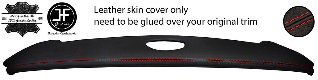 RED STITCH TOP DASH DASHBOARD LEATHER COVER FITS RELIANT SCIMITAR SE4 COUPE