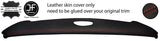 RED STITCH TOP DASH DASHBOARD LEATHER COVER FITS RELIANT SCIMITAR SE4 COUPE