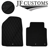 D GREY DIAMOND VINYL 4X TAILORED FLOOR CARPET FOR HYUNDAI IONIQ HYBRID 16-21 JF1