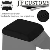 BLACK STITCH LEATHER ARMREST LID COVER FOR LAND ROVER DISCOVERY MK1 94-98