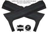 BLACK STITCH FOR LANCIA MONTECARLO SCORPION 2 X A POST PILLAR COVERS CUSTOM NEW