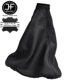 BLACK STITCHING REAL LEATHER MANUAL GEAR GAITER FITS ALFA ROMEO MITO 2008-2017