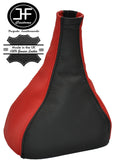 BLACK & RED LEATHER MANUAL GEAR GAITER FITS VAUXHALL OPEL CORSA B 1993-2000