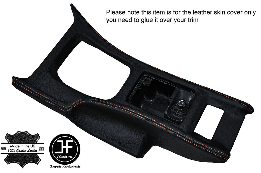 BEIGE STITCH CONSOLE GEAR SURROUND LEATHER COVER FITS NISSAN 300ZX Z32 90-96
