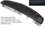 BLUE STITCH TOP DASH DASHBOARD LEATHER SKIN COVER FITS NISSAN FIGARO CUSTOM NEW