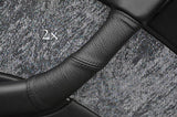 FITS SUBARU LEGACY 95-99 LEATHER 2XDOOR HANDLE COVERS black CUSTOM NEW