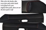 red stitching FITS  MAZDA MX5 MK1 MIATA 89-97 2X DOOR CARD PADS LEATHER COVERS