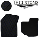 BLUE DIAMOND STITCH VINYL 4XTAILORED FLOOR CARPET FOR SUZUKI SWIFT 05-10 JF1