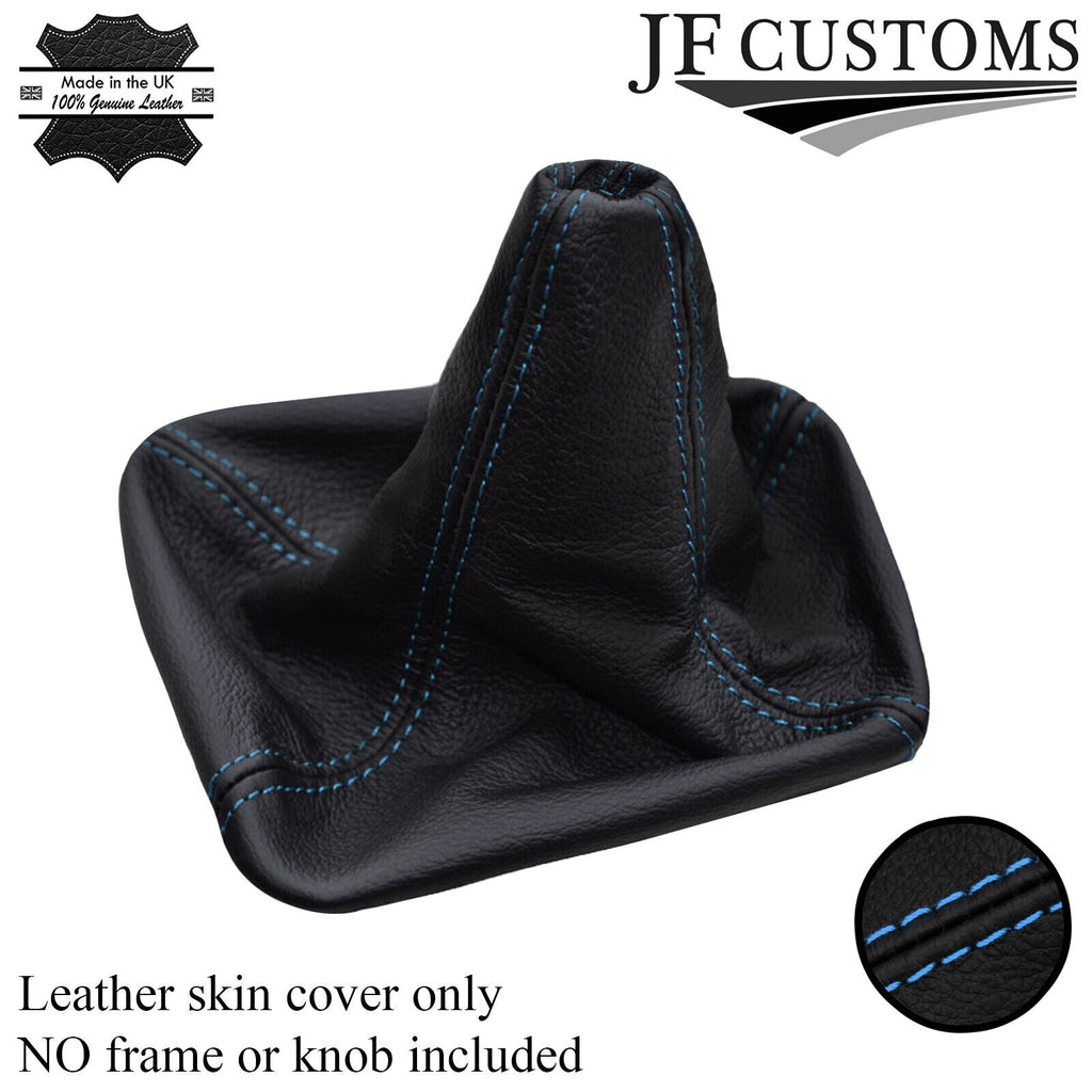 BLUE STITCH FITS SKODA OCTAVIA MK1 FL LEATHER GEAR GAITER RS TDI 2000-2004