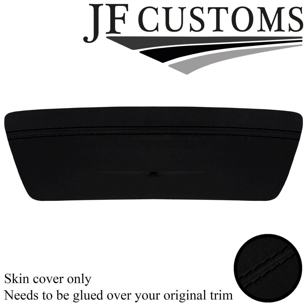 BLACK STITCH ITALIAN SUEDE CENTRE LOWER DASH TRIM COVER FOR BMW F20 F21 11-17