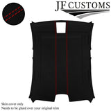 RED STITCH LEATHER & LUXE SUEDE COVERS FOR BMW F30 11-19 SALOON TOP RECOVERY KIT