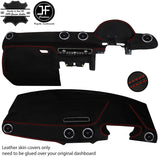 RED STITCH DASH DASHBOARD REAL LEATHER COVER FITS AUDI A3 8V 2013-2020