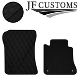 D GREY DIAMOND STITCH VINYL 4XTAILORED FLOOR CARPET FOR MERCEDES CLK 03-10 JF1