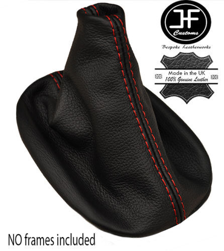 RED STITCHING REAL LEATHER MANUAL GEAR GAITER FITS CHRYSLER PT CRUISER 01-10