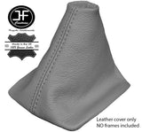 GREY 100% REAL LEATHER GEAR GAITER COVER FOR VW NEW BEETLE 1998-2011 CUSTOM NEW