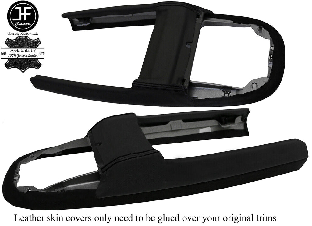 BLACK STITCH GEAR SURROUND NAPPA LTHR SUEDE COVER FOR PORSCHE CARRERA 911 997