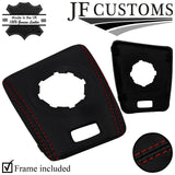 D RED STITCH LEATHER SMG AUTOMATIC GEAR SURROUND TRIM FOR BMW E46 99-05