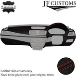 RED STITCH ITALIAN LEATHER DASHBOARD COVER FOR RENAULT MEGANE MK3 2008-2016