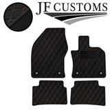 BEIGE DIAMOND STITCH VINYL 4X TAILORED FLOOR CARPET FOR LEXUS UX 18-21 JF1