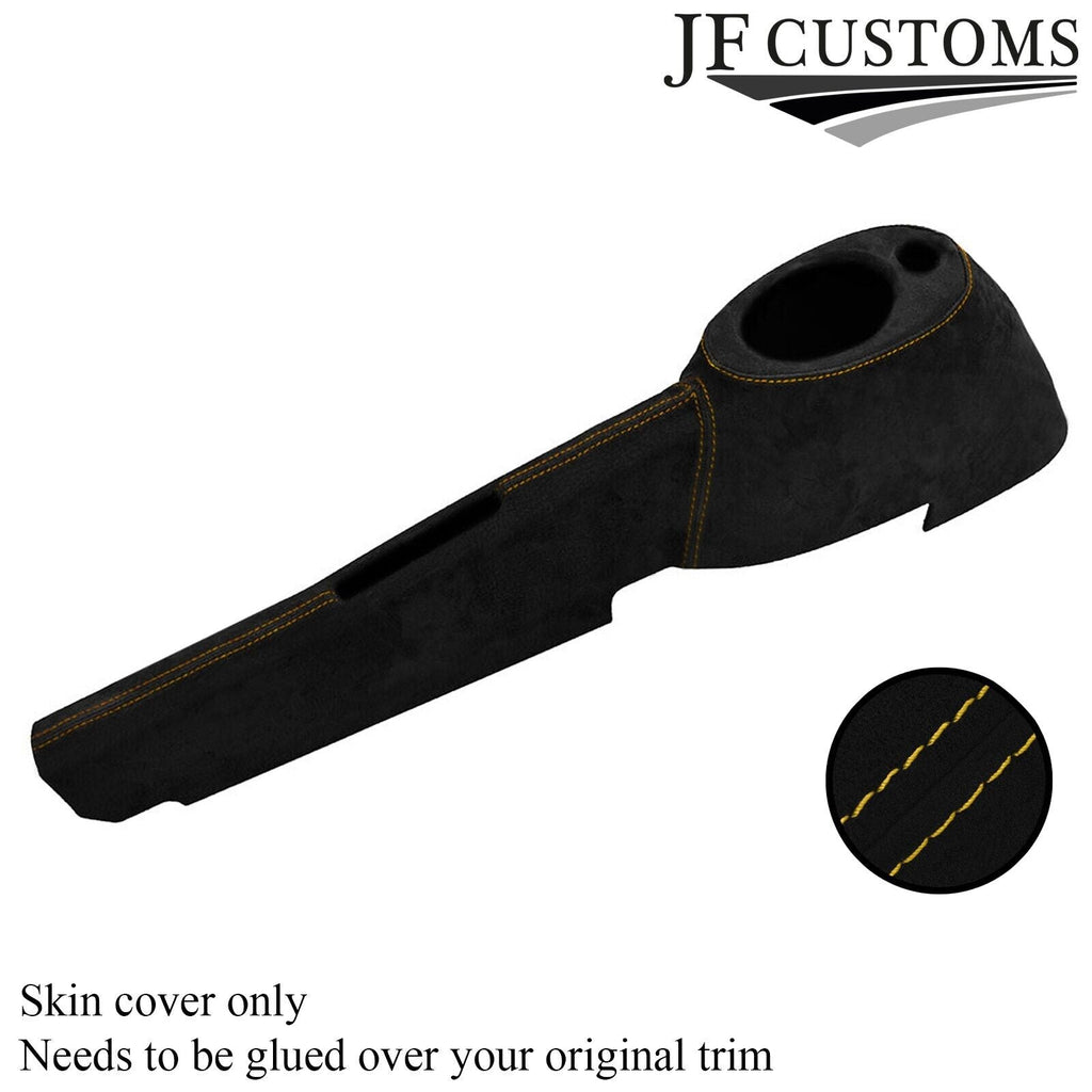 YELLOW STI.CENTRE CONSOLE TUNNEL LUXE-SUEDE COVER FOR LOTUS ELISE EXIGE S2 05-12