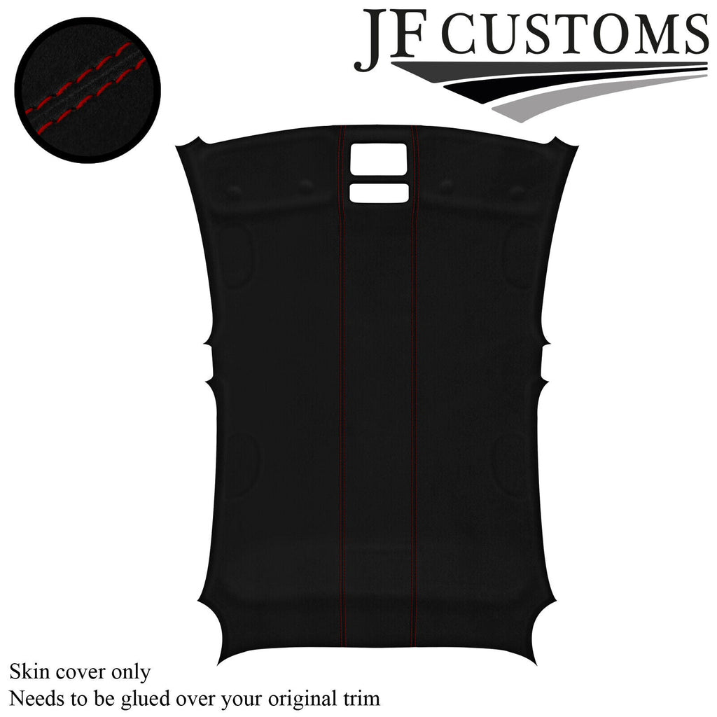 D RED STITCH SUEDE ROOF HEADLINER COVER FOR ALFA ROMEO GIULIETTA 10-16