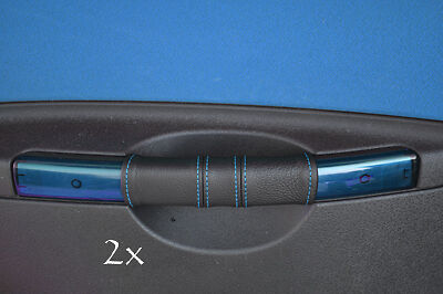 FITS CITROEN C2  2X DOOR HANDLE COVERS blue st CUSTOM NEW MADE IN UK
