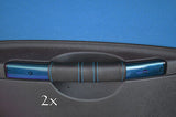 FITS CITROEN C2  2X DOOR HANDLE COVERS blue st CUSTOM NEW MADE IN UK