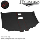 RED STITCH D GREY SUEDE FRONT ROOF HEADLINER COVER FITS VW T5 TRANSPORTER VAN