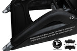BLACK STITCH 2X CONSOLE GRAB HANDLE COVERS FITS PORSCHE CAYENNE 02-10 STYLE 2