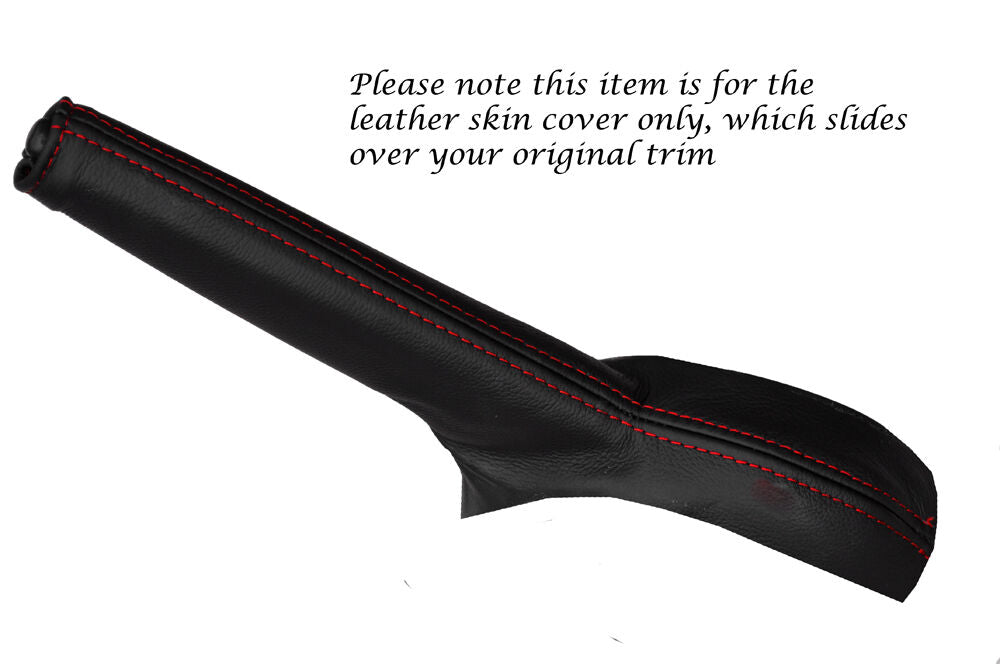 RED STITCHING LEATHER HANDBRAKE GAITER FITS NISSAN NV200 2010-2014 CUSTOM NEW