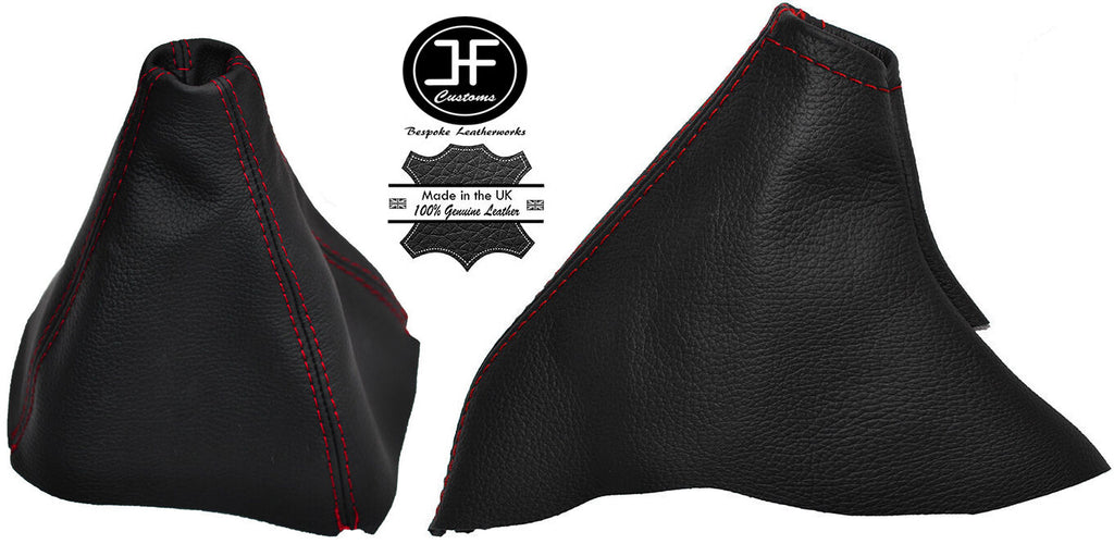 RED STITCHING LEATHER GEAR & HANDBRAKE GAITER FITS TOYOTA MR2 1989-2000